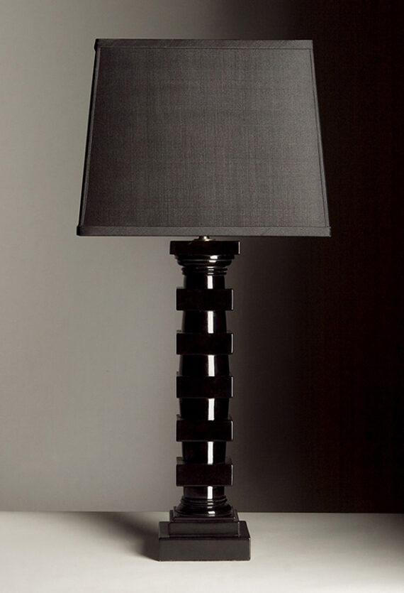 Aesthetic Decor 112 - Mannerist Lamp - Black Lacquer