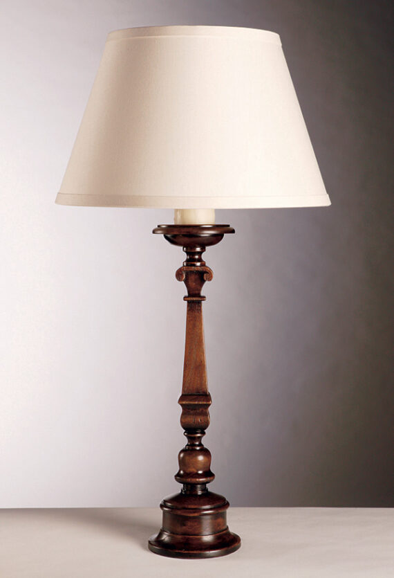 Aesthetic Decor 115 - Penhurst Lamp - Glazed Mahogany