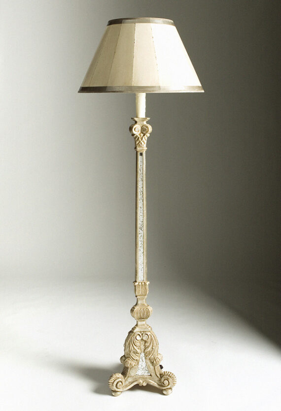 Aesthetic Decor 125 - Edwin Floor Lamp - White Gold