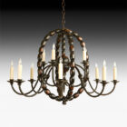 201 Aesthetic Decor Bobbin Chandelier