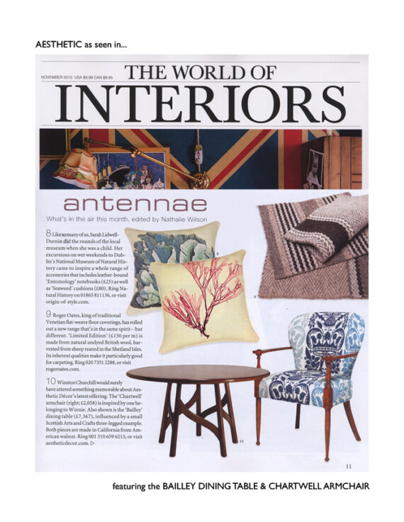 The World of Interiors November 2010