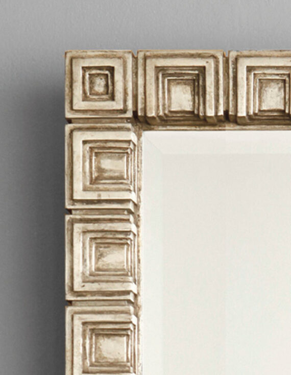 Aesthetic Decor 307 - Textile Block Mirror - detail