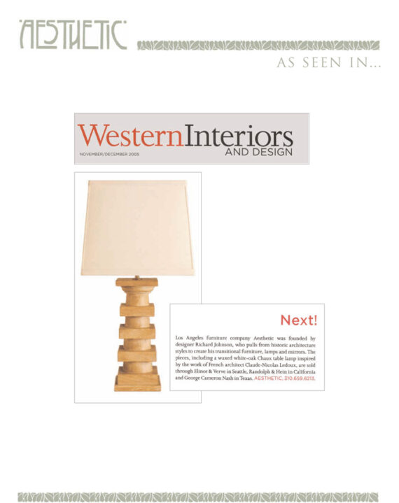 Western Interiors November 2005