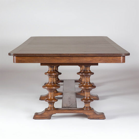 Aesthetic Decor 2503 - Romaine Ext Dining Table - end detail