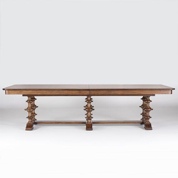 Aesthetic Decor 2503 - Romaine Ext Dining Table - side detail