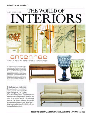 Aesthetic - World of Interiors - May 2014
